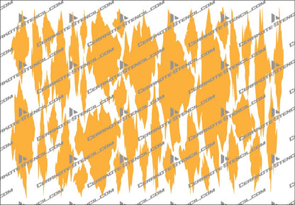 Claw Mark Camouflage Stencil Kit – High Heat Resistant Vinyl – Precision Cut for Cerakote & Duracoat