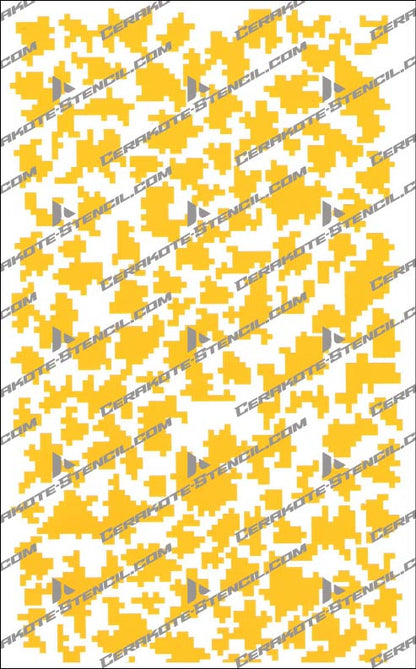 Digital Camouflage Stencil Kit – High Heat Resistant Vinyl – Precision Cut for Cerakote & Duracoat