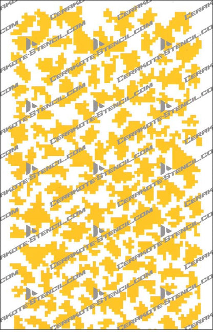 Digital Camouflage Stencil Kit – High Heat Resistant Vinyl – Precision Cut for Cerakote & Duracoat