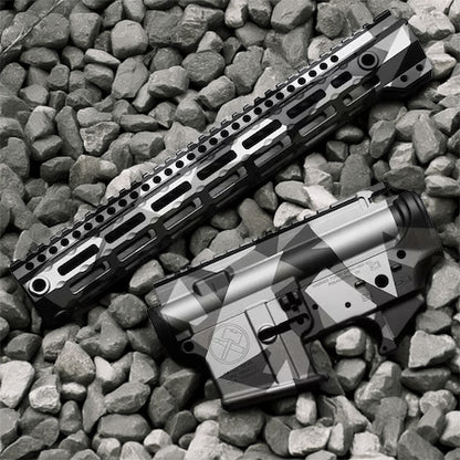 Splinter Camouflage Stencil Kit – High Heat Resistant Vinyl – Precision Cut for Cerakote & Duracoat