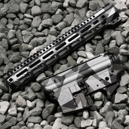 Splinter Camouflage Stencil Kit – High Heat Resistant Vinyl – Precision Cut for Cerakote & Duracoat
